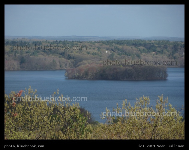 Reservoir Overview - Cambridge Reservoir as seen from Prospect Hill Park, Waltham MA