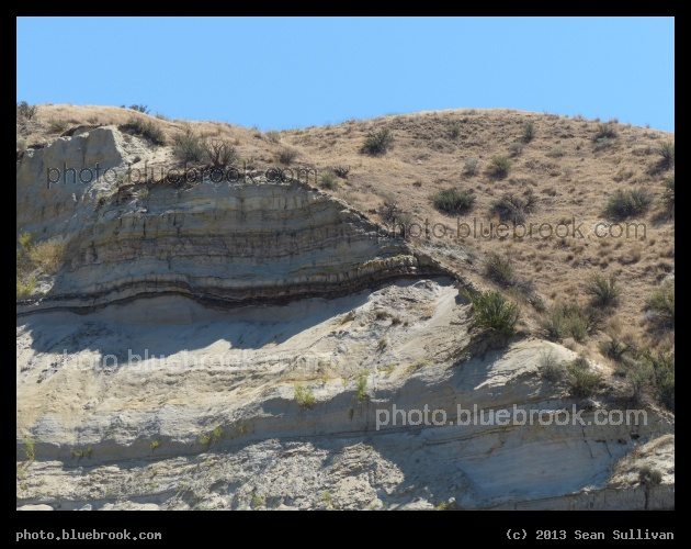 Desert Cross-Section - Road cut on Idaho state road 16, Emmett ID