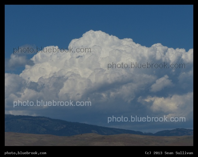 Clouds above US-95 - From US-95, southern Idaho