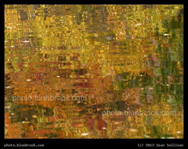 Autumn Ripples - Charles River, Newton MA