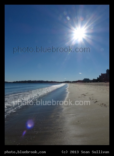 Beach under Bright Sun - Revere Beach, Revere MA