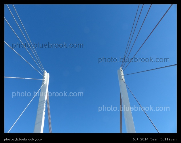 Wonderland Bridge - Pedestrian bridge between the MBTA Wonderland subway station and the beach, Revere MA
