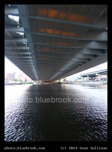 Over the Water - The Zakim bridge (I-93) from near Paul Revere Park, Charlestown MA