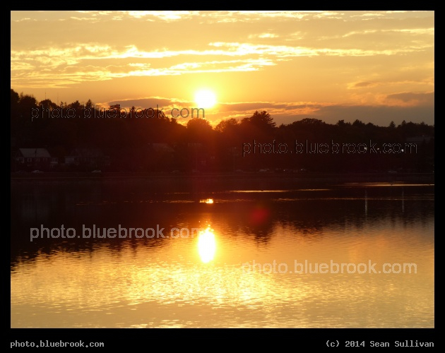 Bright Sunset - Chestnut Hill Reservoir, Brighton MA