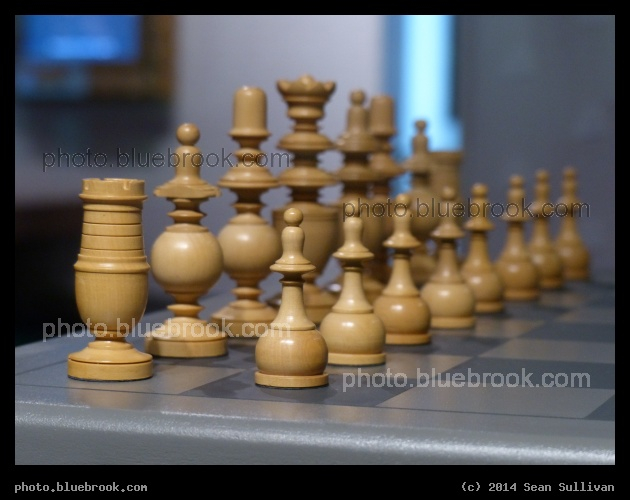 Ben Franklins Chess Set - Benjamin Franklin Museum, Philadelphia PA