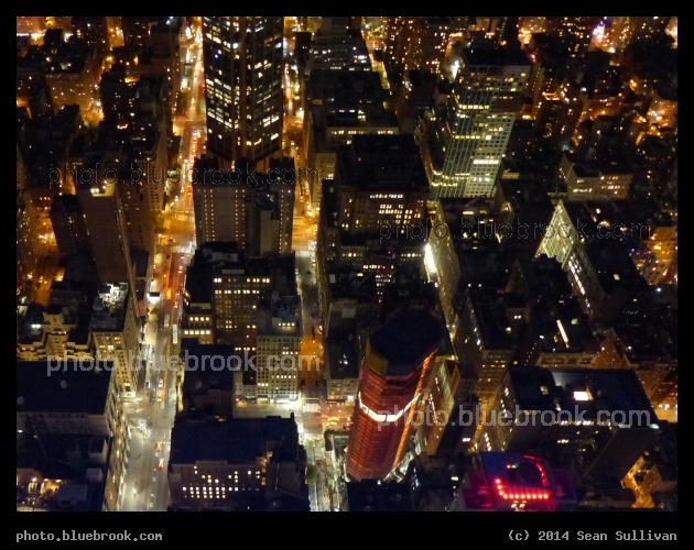 City Canyons - View from the Empire State Building, New York City