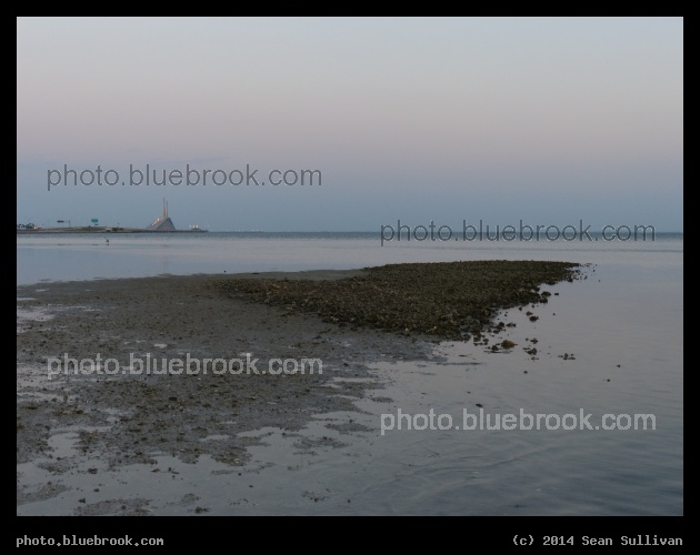 Skyway and Shells - The Sunshine Skyway bridge with the Gulf of Mexico, St Petersburg FL