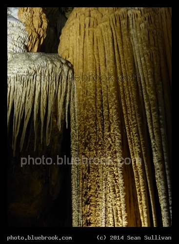 Vertical Deposits - Luray Caverns, Luray VA
