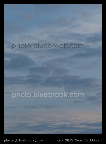 Blue-Gray Clouds - Somerville MA