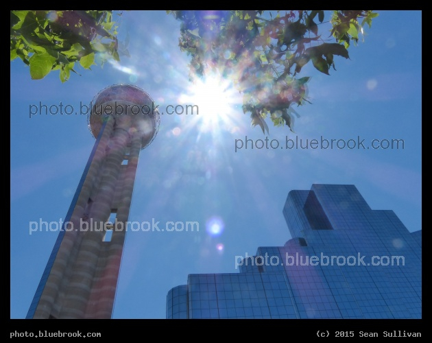 Reunion Tower - From Union Station, Dallas TX