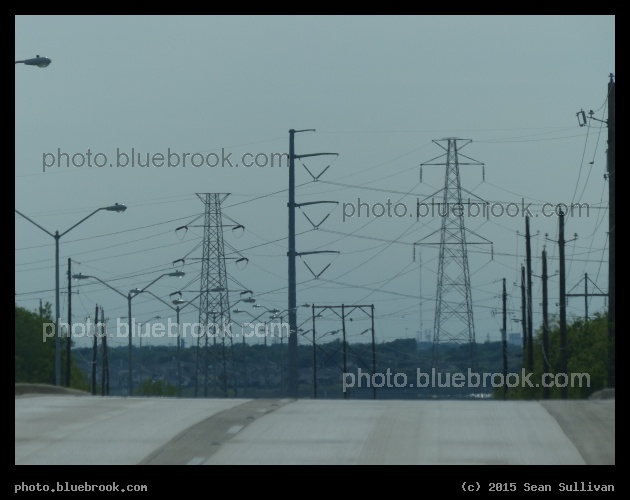 Forest of Wires - Near Mountain Creek Lake, Dallas TX