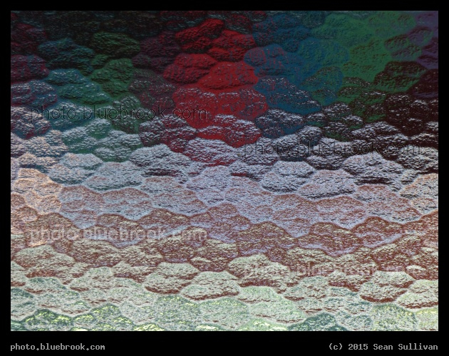 Frosted Colors - Frosted window at a restaurant, Lunenberg MA