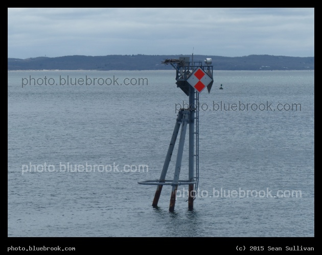 Orange Marker - Woods Hole, MA