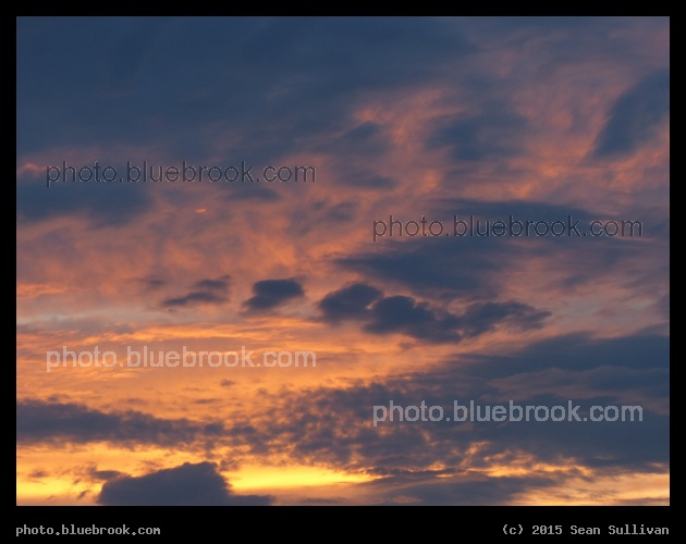 Sunset from Powderhouse Square - Somerville MA