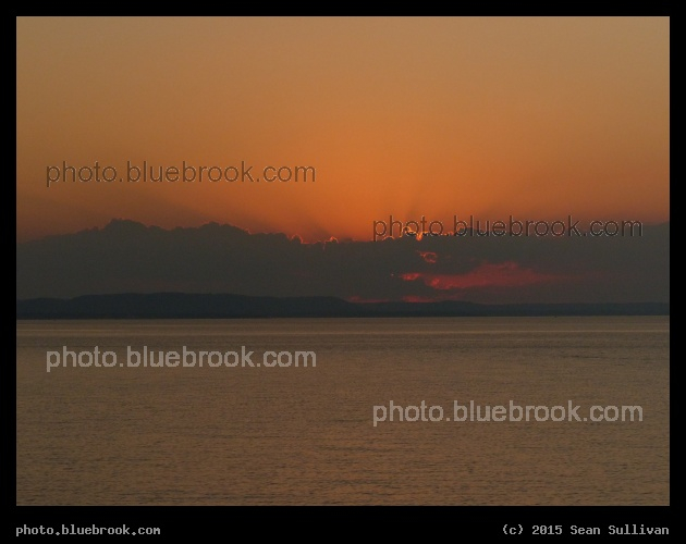 Vanishing Sun - Mississippi River, between Wabasha and Lake City MN