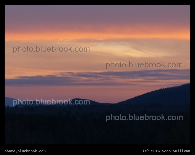 Clouds in Sunlight and Shadow - From Kripalu, Stockbridge MA