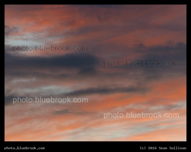 Winter Sunset - Somerville MA