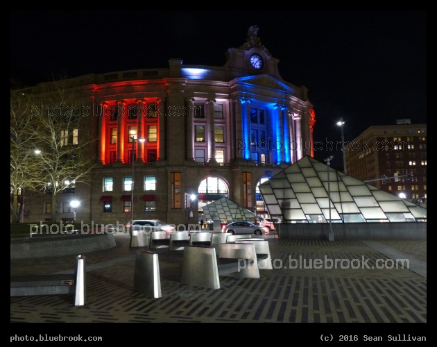 South Station at Night - Boston MA