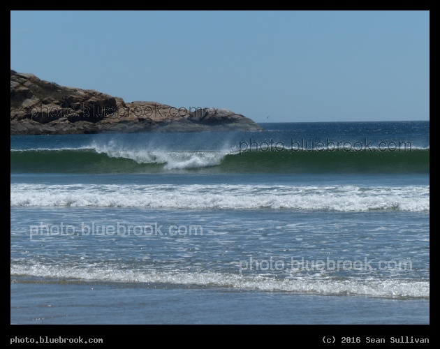 Windswept Surf - Salt Island from Good Harbor Beach, Gloucester MA