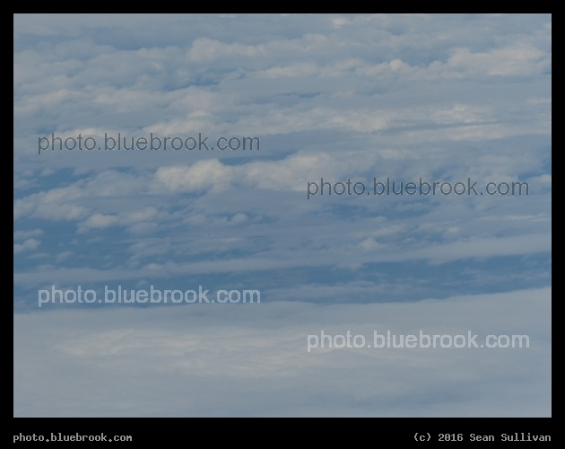 Streaks of Clouds - Airplane view over Canada