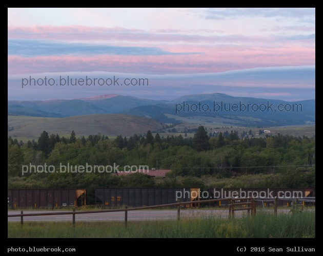 Rolling Mountains at Dusk - Florence MT