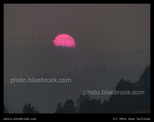 Smoky Sunset - Bitterroot Mountains, Lolo MT