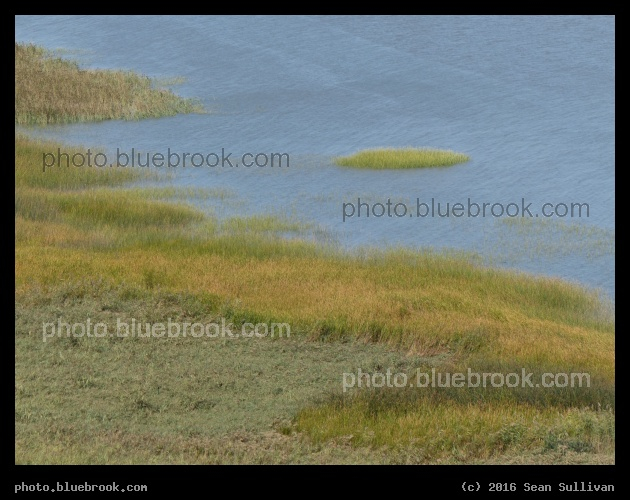 Carquinez Shoreline - Carquinez Strait from Vista Point, Benicia CA