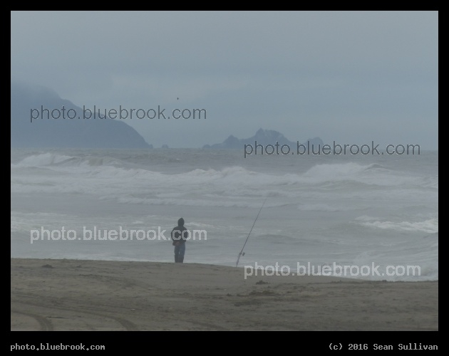 Fisherman on the Pacific Shore - San Francisco, CA
