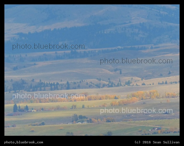 Sapphire Foothills - Foothills of the Sapphire Mountains, seen from Hamilton MT (12 miles away)