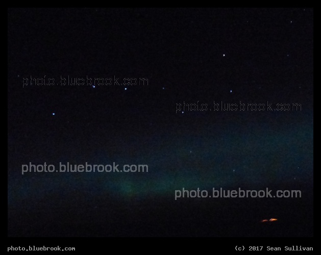Aurora under the Dipper - From an airplane over Canada