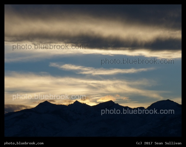 Mountains in Evening - Corvallis MT