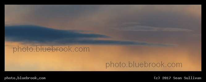 Band of Clouds - Near sunset, Corvallis MT