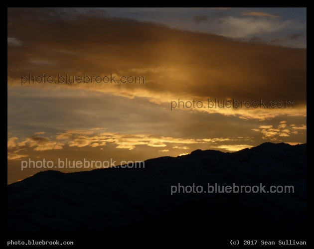 Pillar of Sunlight - Near sunset, Corvallis MT