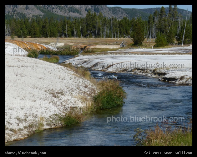 Stream at Cliff Geyser - Black Sand Basin, Yellowstone National Park