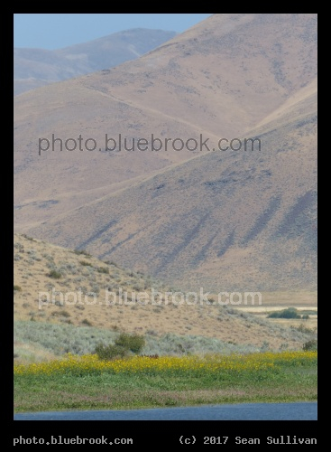 Zig-Zags of Mountain Lines - Lava Lake, on the north edge of the Craters of the Moon National Monument, Idaho