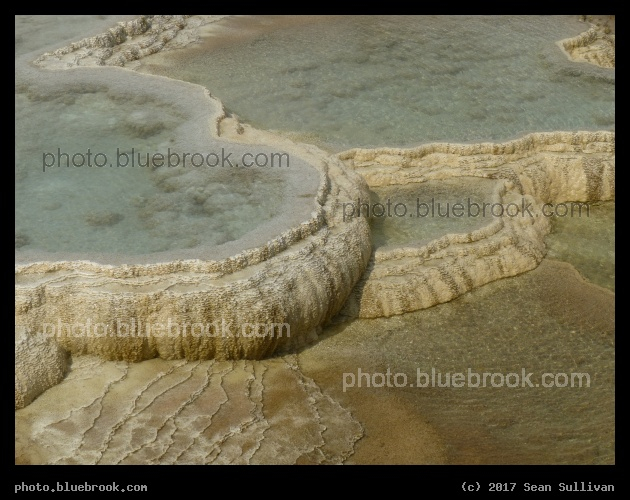 Water Plateaus - Mammoth Hot Springs Terraces, Yellowstone National Park