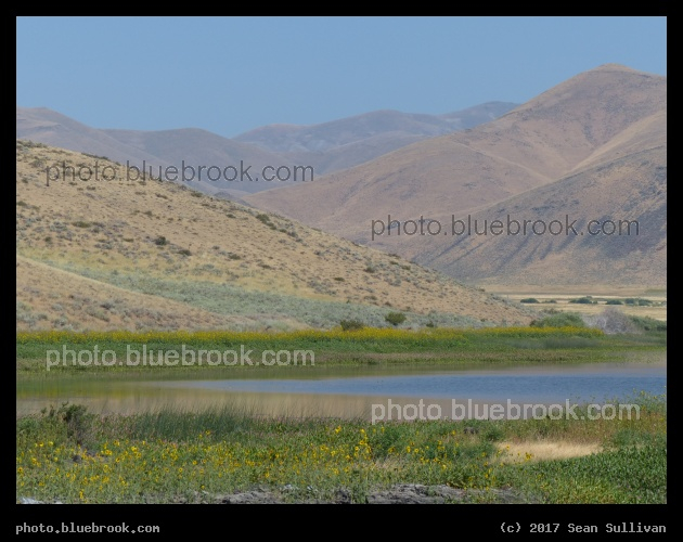 Lava Lake Landscape - Lava Lake, on the north edge of the Craters of the Moon National Monument, Idaho