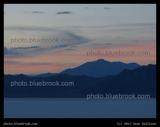 Layers of Mountains - Bonneville Salt Flats, Utah