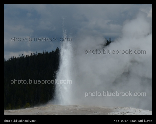Morning Eruption - Old Faithful, Yellowstone National Park