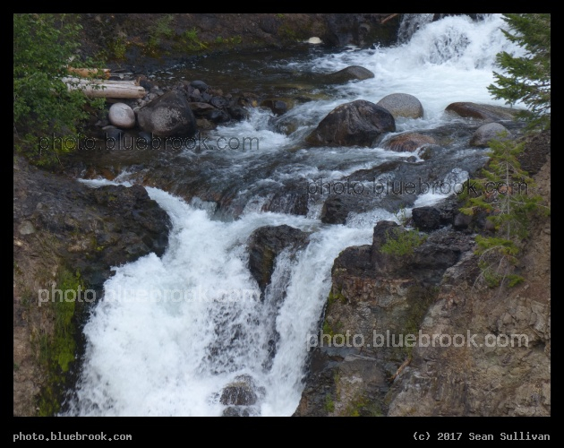 Crest of Tower Falls - Tower Falls, Yellowstone National Park