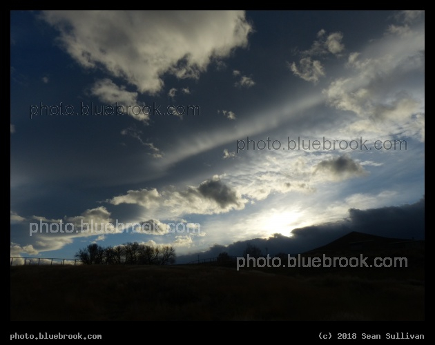 Afternoon Sky in February - Corvallis MT