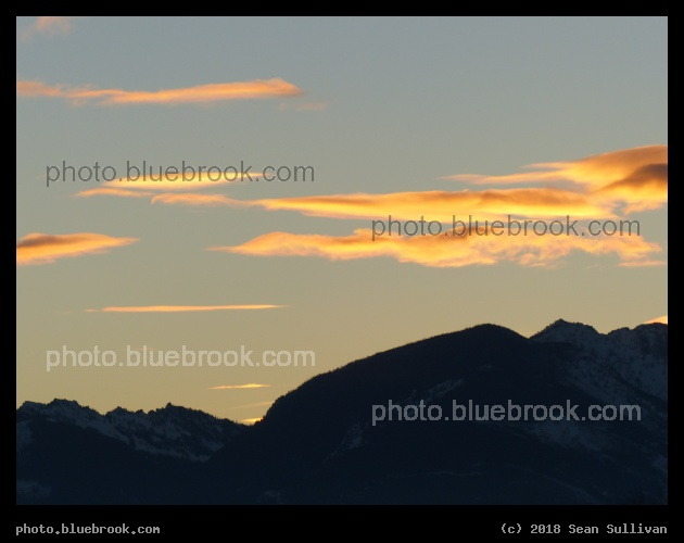 Colorful Streamers of Clouds - Corvallis MT