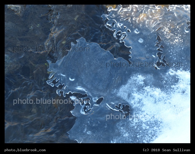 Melting Ice over Stream - Corvallis MT