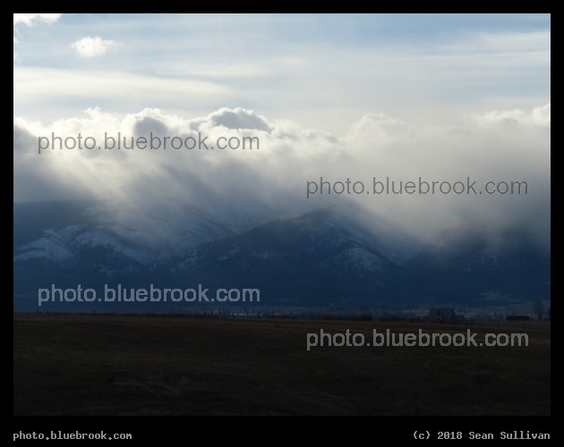 Mountains Hiding in the Clouds - Corvallis MT