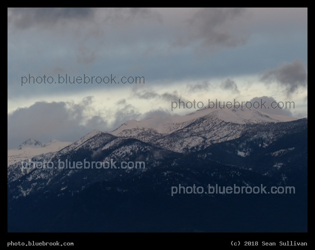 Scattered Clouds over Mountains - Corvallis MT
