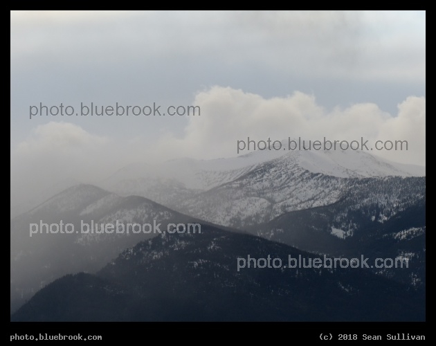 Clouds Peeking over Mountains - Corvallis MT