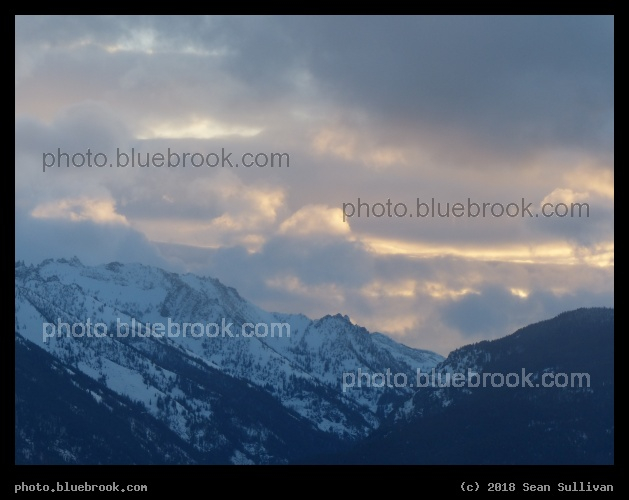 Soft Clouds at Sunset - Corvallis MT