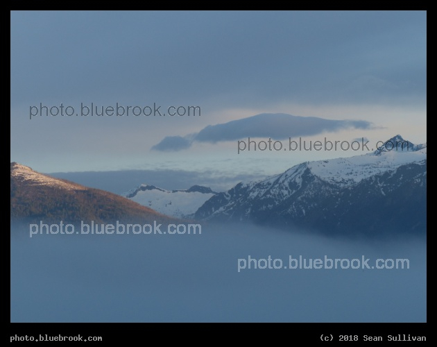 Mountains in the Fog - Sunrise, Corvallis MT