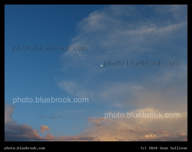 Moon in the Late Afternoon - Corvallis MT