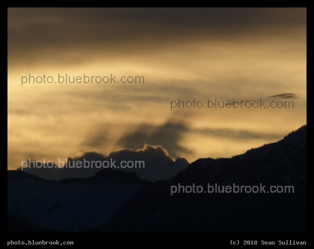 Shadows of Clouds beyond Mountains - Corvallis MT